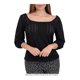 thumbnail image 1 of Blusa Ocean Pacific Talla M Negro Manga al codo, 1 of 4