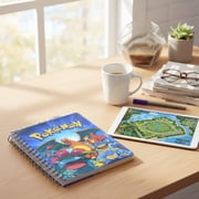UPD Pokeman Kanto Starters Evolutions Tab Journal,6 1/4' x 8 1/4, 144 pages