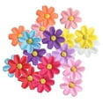 thumbnail image 4 of 50 piezas de cabeza de flor artificial de seda margarita para boda mezclado, 4 of 9