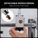 thumbnail image 4 of Kit Hotend Para Impresora 3D, Dureza HRC60 Boquilla Desmontable Hotend Boquilla De Acero Inoxidable Ajuste Filamento De 1,75 Mm Máximo 500 Grados Celsius Para PLA ABS PETG TPU PP, 4 of 7