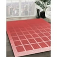 thumbnail image 3 of Ahgly Tapis d'Intérieur Lavable en Machine Carré Rouge, 5 Pieds Carré, 3 of 7