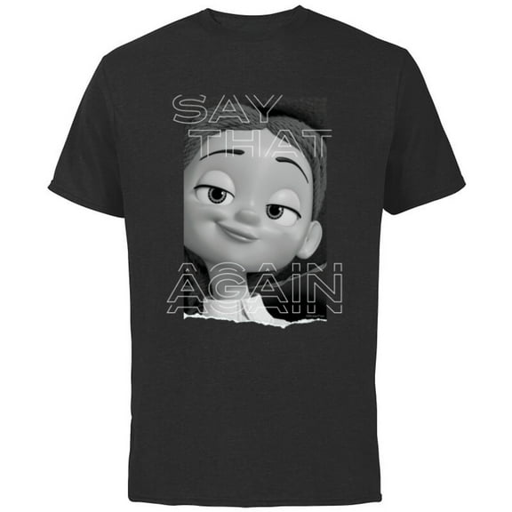 Disney and Pixar’s Toy Story 2 Jessie Say That Again Quote - Short Sleeve Cotton T-Shirt for Adults - Customized-Black