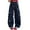 a#40Navy75, variant on CAIVO Kids Girls Athletic Pants With Curved Flare Leg Design Fashionable Casual Wide Leg Trousers For Toddler Youth Fall Wear Comfortable Stretchy Joggers For Girls Soft Slacks