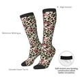 thumbnail image 4 of Susaid Leopard Dots Print Thermal Winter Socks for Men and Women, Warm Crew Hiking Socks, for Boots and Outdoor Activities, 4 of 6