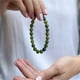 thumbnail image 5 of Pulsera de cristal para hombre y mujer con cuentas de piedra natural, elástica, ajustable, joya energética para uso diario, 5 of 6