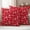 Red, variant on Christmas Navy Blue Outdoor Waterproof Pillow Covers, Peace Love Xmas Holiday Decorative Rectangle Throw Pillowcase Sofa Cushion Sham for Patio/Couch/Chair, 20"x12" 2 Pack