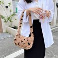 thumbnail image 4 of Bolso de hombro de felpa suave de invierno de moda para mujer Bolso pequeño con estampado de cerezas (H) Likrtyny Para estrenar, 4 of 9