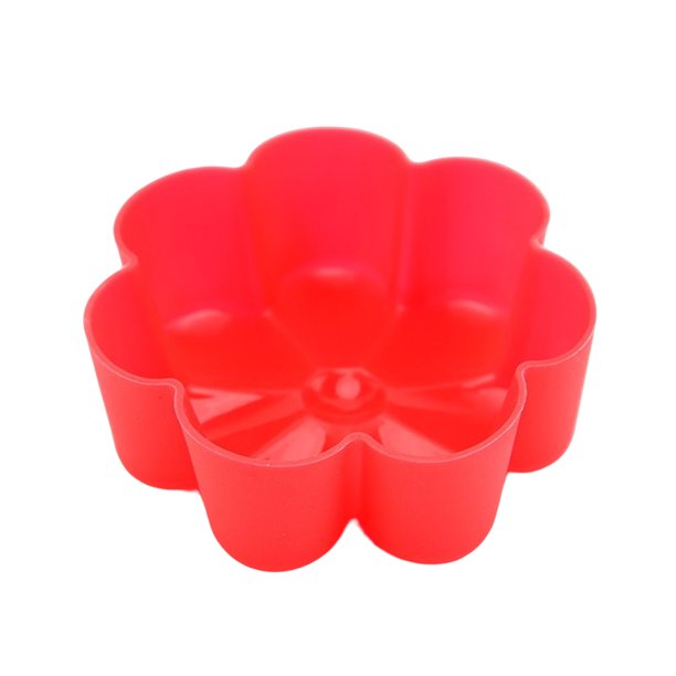 Bearachild Molde de pastel cocina hogar molde de silicona para hornear pudín postre Muffin taza lavable DIY artesanía gelatina comida para hornear Herramientas y accesorios para hornear Rojo Bearachild HA074922-06