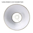 thumbnail image 6 of Uxcell Lamp Shade Reducing Ring E27 to E14 Holder Adapter Ring Converter for Light Fixtures, White 15pcs, 6 of 6