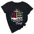 thumbnail image 2 of Jsaierl Christmas Begins with Christ T Shirts for Women Funny Graphic Crewneck Shirts Short Sleeve Holiday Tee Xmas Gift Tops, 2 of 8