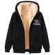 thumbnail image 4 of WILLBEST Sudadera Larga para Mujer, Estilo Casual de Invierno, con Cremallera, Forrada, con Estampado Festivo Chaqueta Suave, Cómoda y Cálida, Ideal para Deportes Al Aire Libre y Uso Diario Mediana, 4 of 5
