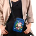thumbnail image 4 of HELLHERO Santa Claus Christmas Tree Sling Bag Women Men, Women 4.33x1.97x7.09 2 Zippers Casual Use Adult Leakproof for Travel Double Deck, 4 of 7