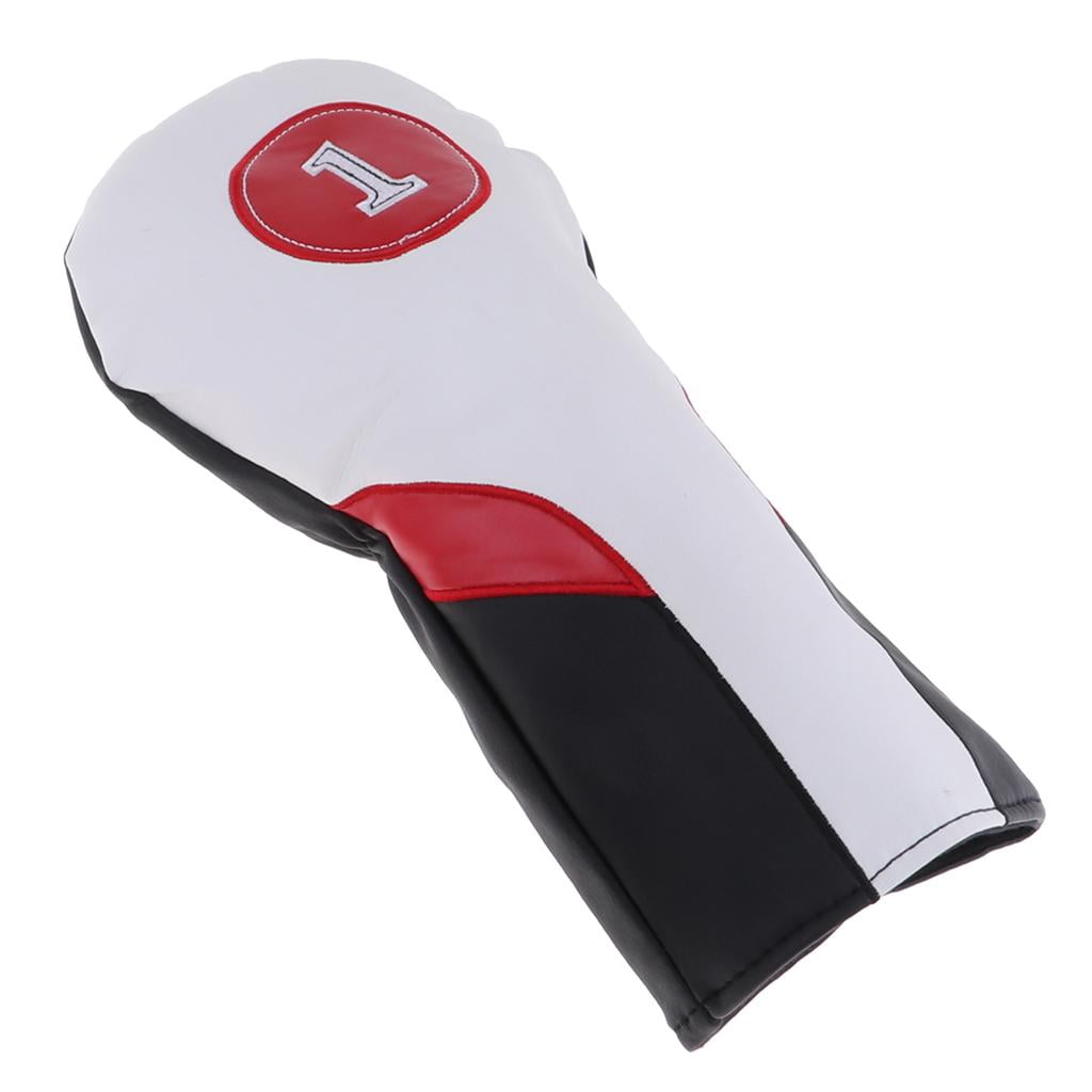 Axioma Sports Golf Club Headcover 460cc Driver Wood Head Cover No. 1 3(White 1+White )