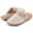 Beige, variant on House Slippers for Women, Soft Ribbed Knit Closed Back Women Slipper, Multiple Layered Comfy Memory Insole Foam with Indoor & Outdoor Anti Skid Sole