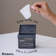 Knours. Plump Pad | Natural Plant | Smooth Lines, Firming, Elasticity | Collagen Support | 2-in-1 Toner Pad + Face Mask | Holy Basil | Power Elasticity-Boosting | All Skin | 110 Count | 185ml/6.25oz