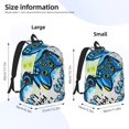 thumbnail image 4 of Easygd Game All Day Canvas Backpack: Stylish, Lightweight, and Versatile with Large Capacity and Adjustable Straps –, 4 of 7