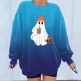 thumbnail image 2 of Futezty Halloween Sweatshirts Graphic Crewneck Casual Fall For Women, 2 of 6