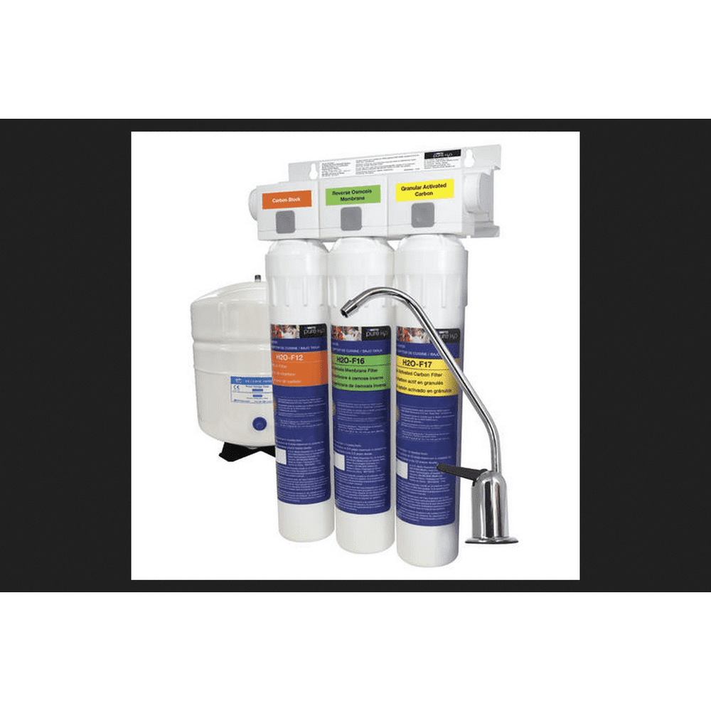 Watts Pure H2O Stage 3 Reverse Osmosis Water Filter System For Under