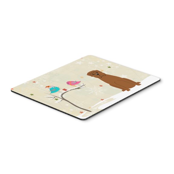Christmas Presents between Friends Dogue de Bourdeaux Mouse Pad Hot Pad or Trivet