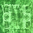 thumbnail image 1 of Ahgly Company Indoor Square Abstract Green Modern Area Rugs, 7' Square, 1 of 4