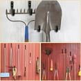 thumbnail image 4 of Organizador de garaje KURUI de metal resistente para pared, 6 unidades, 4 of 9