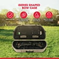 thumbnail image 2 of SKB Hard Protective Storage Case for Archery Bow and Arrows, iSeries Shaped Bow Case, Tan, 2 of 10