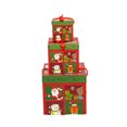 thumbnail image 1 of Yuarrent Caja de decoración navideña, cajas apilables, tapa de caja de decoración navideña duradera festiva Kits de decoración para fiestas tipo+4, 1 of 6