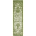 thumbnail image 2 of Unique Loom Bromley Collection Area Rug - Midnight (2' x 6' 7" Runner Green/Ivory), 2 of 6