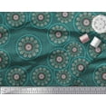 thumbnail image 2 of Soimoi Tissu en Velours Mandala Kaléidoscope Imprimés au Mètre 58 Pouces de Large, 2 of 3