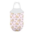 thumbnail image 2 of FOR U DESIGNS Hamster Strawberry One Piece Swimsuit for Girls Lightweight Casual Sleeveless Halter Neck Swimwear Adorable Off Shoulder Bathing Suit Size 1-2, 2 of 6