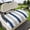 Navy Blue, variant on Golf Cart Seat Covers for 2 Seater,Navy Blue Striped Microfiber Cart Seat Towel Blanket,Geometric Grey White Vertical Stripes Absorbent NonSlip Bench Seats Protector for Golf Course 51"x31"