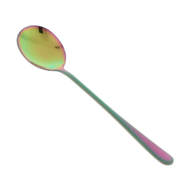 de sopa de acero inoxidable de 8 pulgadas de de cereal de acero inoxidable para cocina o restaurante Estilo-3 Baoblaze Cucharas de acero inoxidable