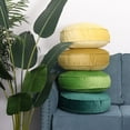 thumbnail image 3 of Coussin Amovible Invisible Fermeture Éclair Polyester Confortable Méditation Rond Coussin de Sol Fournitures de Bureau, 3 of 7