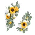 thumbnail image 2 of Artificial Flower Swag Set of 2 for Wedding Welcome Sign Floral Decoration, 2 of 10