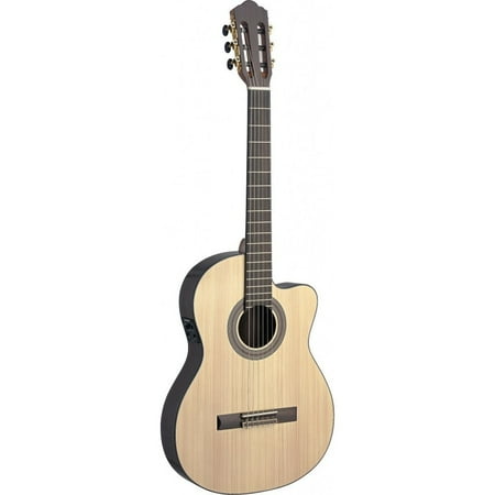 Angel Lopez SAU-TCFI S Sauza Series Thin Body Cutaway Acoustic-electric Classical Guitar