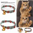 thumbnail image 4 of Pet Collars Category Breakaway Cat Collar with Pendant Adjustable Safe Neck Ring for Small Cats Everyday Indoor Outdoor Use with Lightweight -Style Material, 35 cm, Red, 4 of 4