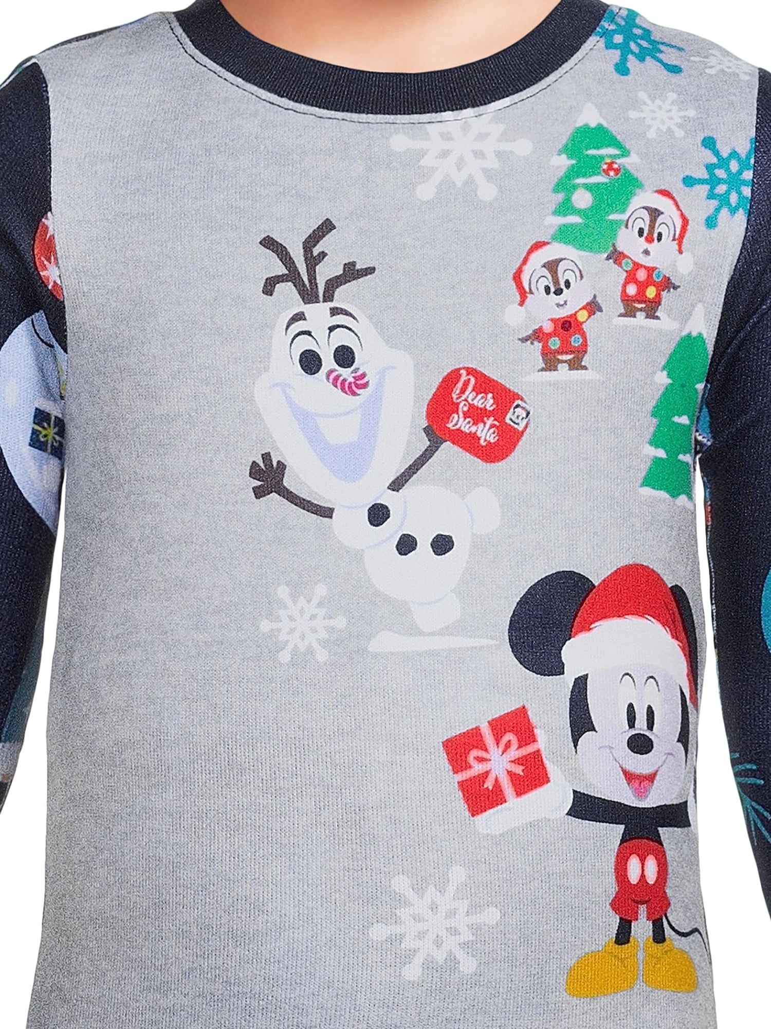 Disney's 100th Anniversary Unisex Toddler Matching Family Pajamas Set, 2-Piece, Sizes 2T-5T
