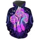 thumbnail image 3 of Sudadera con capucha colorida con hongos mágicos para hombres y mujeres, sudadera con estampado 3D abstracto, sudadera informal de manga larga para hombres, 3 of 5