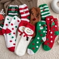 thumbnail image 4 of Baqcunre Clearance! Socks for Women,Christmas Socks Cotton Socks Novelty Colorful Patterns Christmas Socks Dress Socks Cute Design Socks for Men Women Xmas Party 1Pack Black, 4 of 5