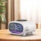 thumbnail image 2 of Altavoz Bluetooth Multifuncional con Despertador de Carga Rápida Inalámbrica, Lámpara de Captación, Compatible con para Unidad USB, Reproductor de Música Auxiliar, 2 of 5