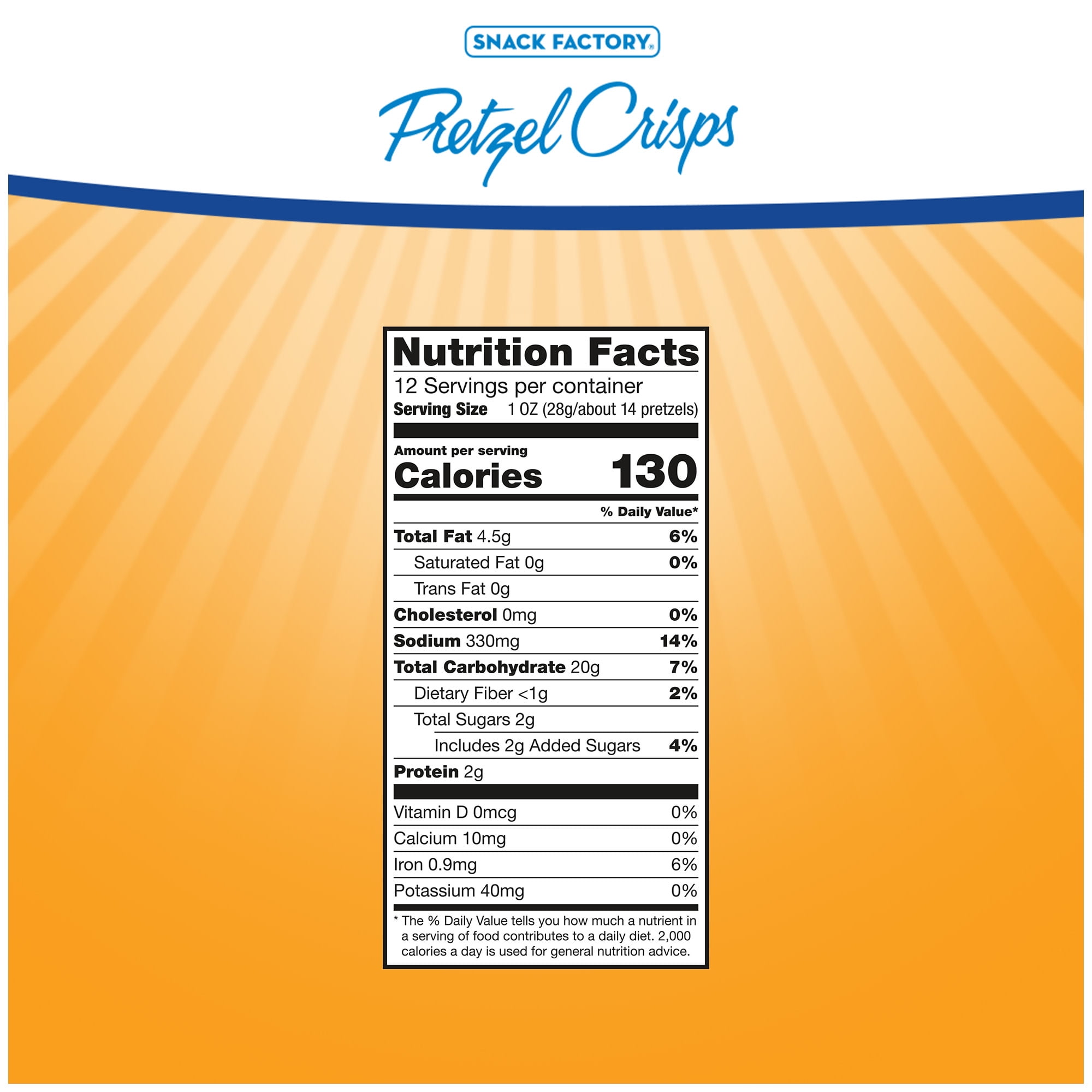 snack factory pretzel crisps honey mustard