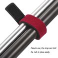 thumbnail image 4 of Uxcell 20cm Stretchy Belt Holders Pole Sleeve Cover Fishing Rod Strap, Red 10 Pack, 4 of 6