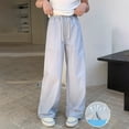 thumbnail image 2 of THJRPQJFD Boys Parachute Pants Baggy Wide Leg Elastic Waist Cargo Trackpants Kids Girls Athletic Joggers Solid Casual Lightweight Schoolwear Hiking Trousers, 2 of 8