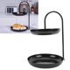thumbnail image 5 of Fruit Plate, Simple Style Fruit Storage Tray Black Double Layer Paint Process For Lobby For Home For Company ANGGREK Otros, 5 of 8