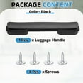thumbnail image 3 of Uxcell 5Pcs 8.07" Luggage Replacement Handle Luggage Portable Repair Parts with Screws, 3 of 7
