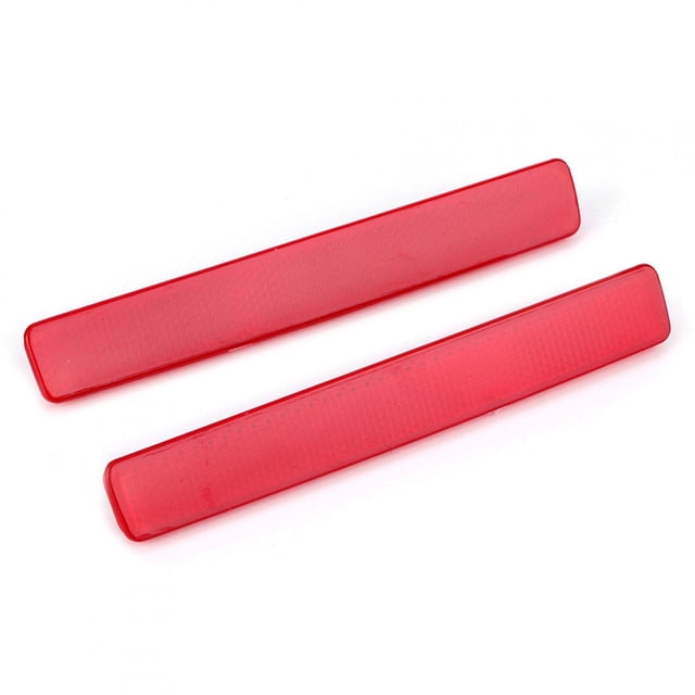 Rear Bumper Reflector,Pair of Rear Bumper Car Safety Reflective Tape Car Warning Light Smart Functionality