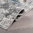 thumbnail image 5 of World Rug Gallery Geneva Contemporary Distressed Absract Area Rug - Multi 3'3"x5', 5 of 9