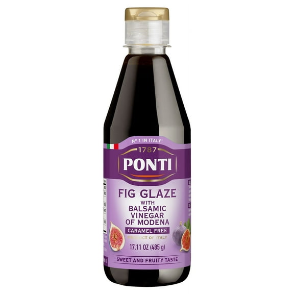 PONTI Fig Glaze with Balsamic Vinegar of Modena, 17.11 oz
