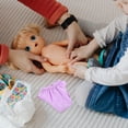thumbnail image 3 of LITINKIMI 4 Pcs Vêtements de Babydoll pour Enfants Accessoires de Jeu de Rôle Tissu Violet, 3 of 6