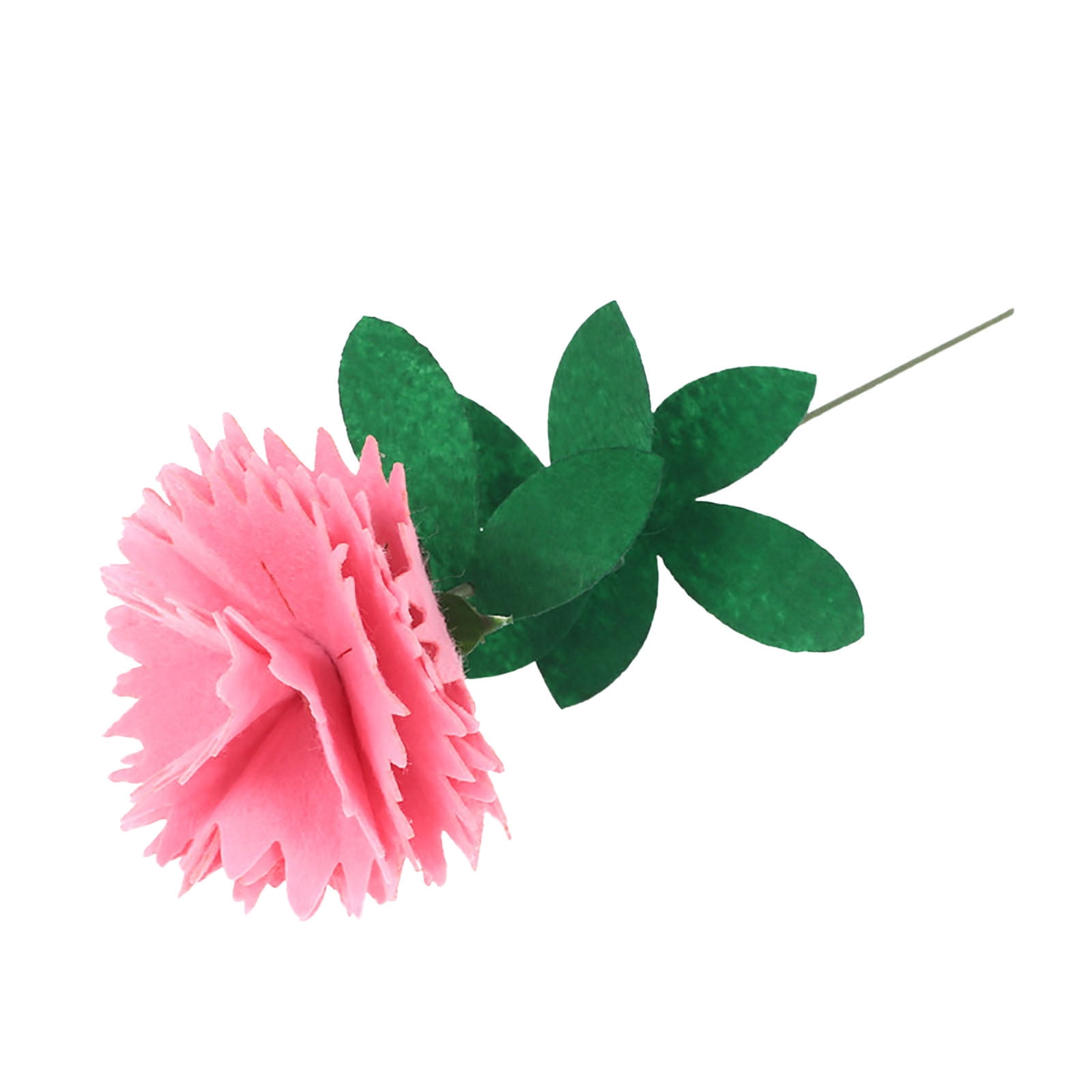 Bescita 3Pcs Carnation Bouquet Diy Art Craft Kits Mother'S Day Simulation Flower Decor